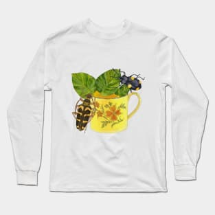 Vintage Granny Beetles Long Sleeve T-Shirt